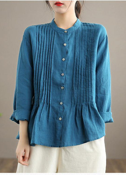 Organic White Linen Shirt Tunic Classic for Women | Celestine