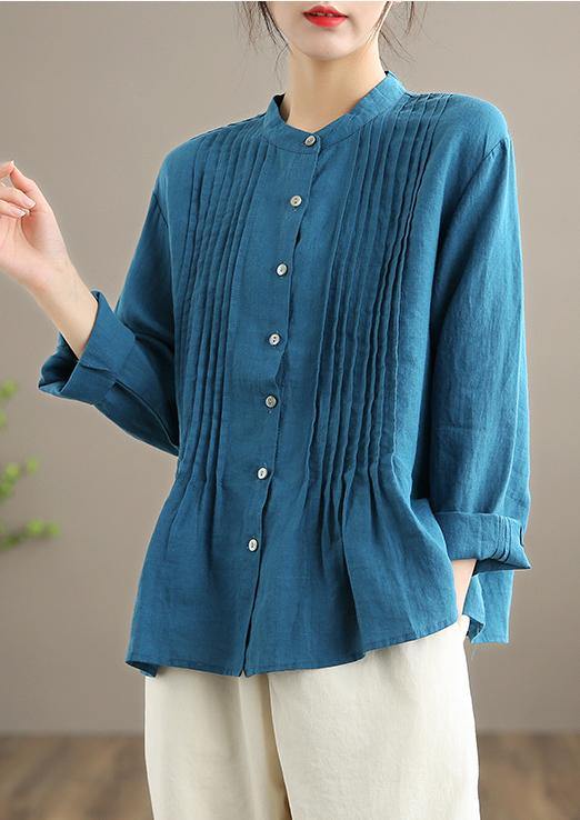 Organic White Linen Shirt Tunic Classic for Women | Celestine