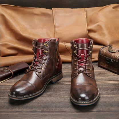 Classic brogue ankle boots for men | Maxwell