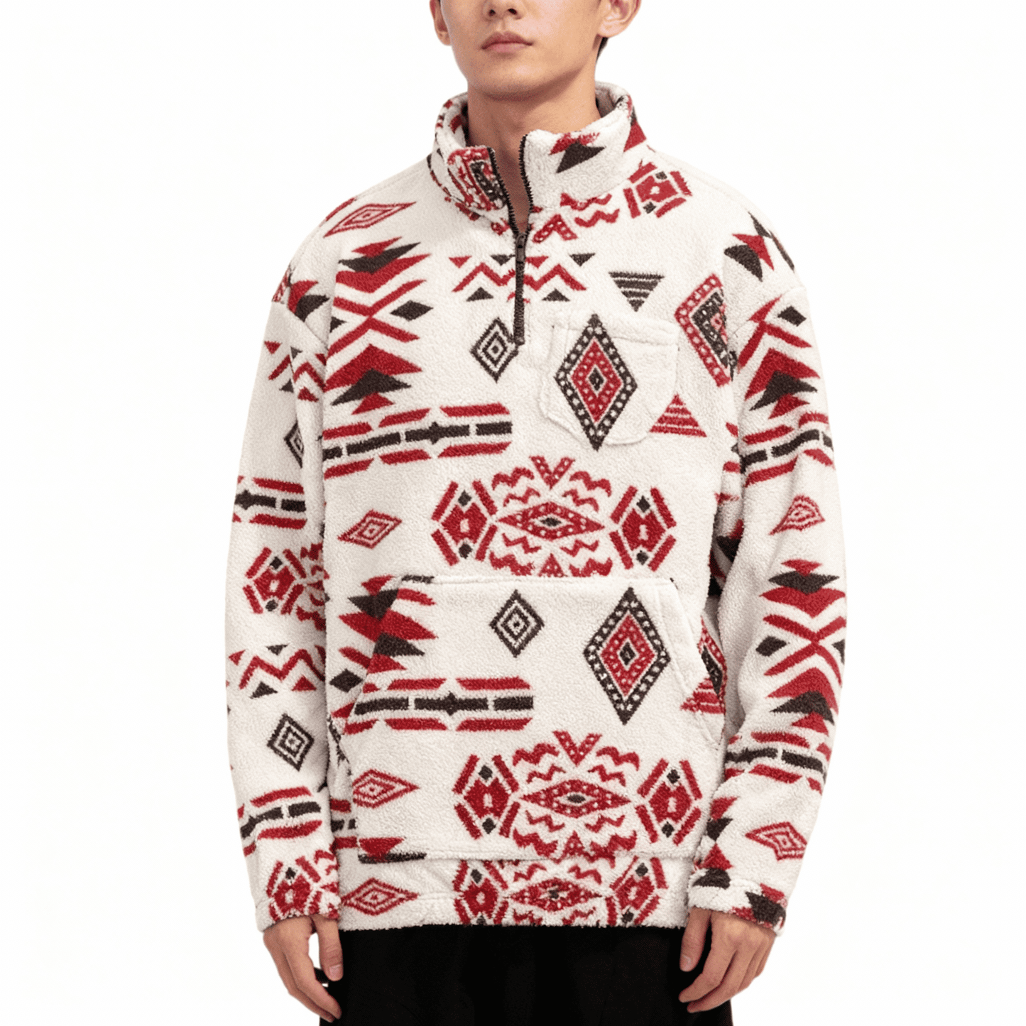 Mesa Fleece Snap Pullover Men| Ardent