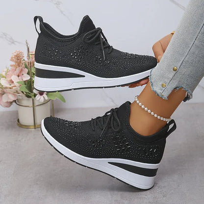Supportive Breathable Lace-Up Sneakers for Women | Bonnie