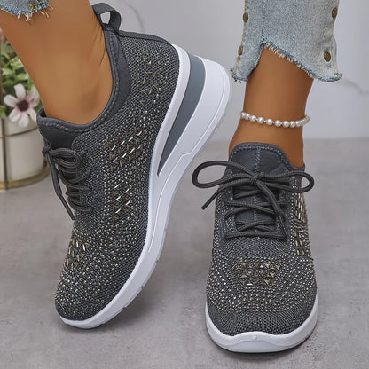 Supportive Breathable Lace-Up Sneakers for Women | Bonnie