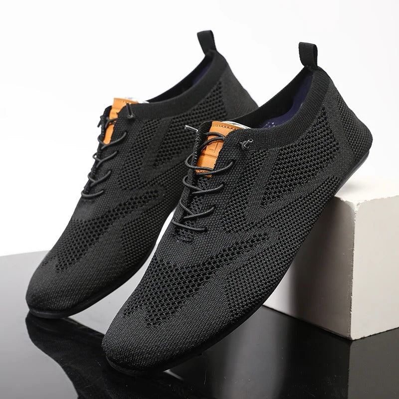 Mesh knit slip-on stretch everyday trainers for men | Airknit -2