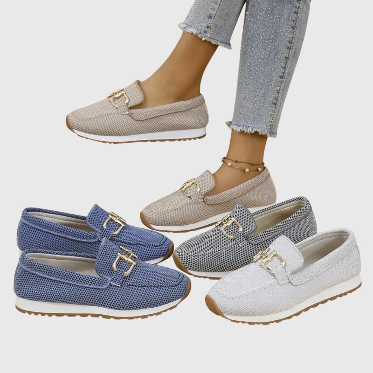 Orthopaedic comfort loafer trainers for women | Selene -10