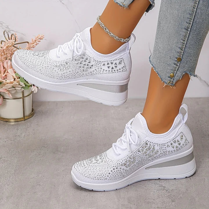 Supportive Breathable Lace-Up Sneakers for Women | Bonnie