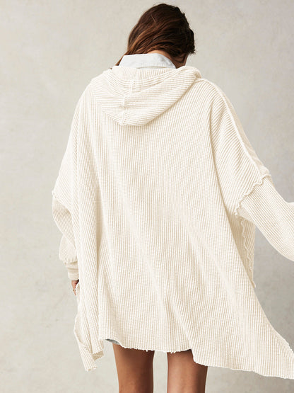 Haven Oversized Waffle Hoodie women | Elowyn