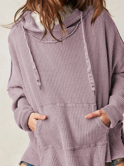 Haven Oversized Waffle Hoodie women | Elowyn
