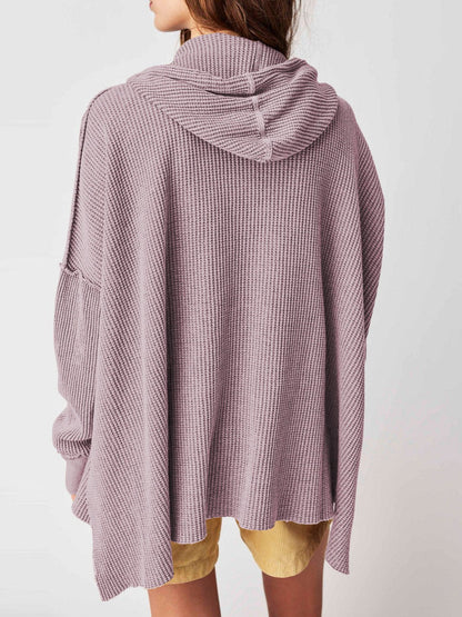 Haven Oversized Waffle Hoodie women | Elowyn