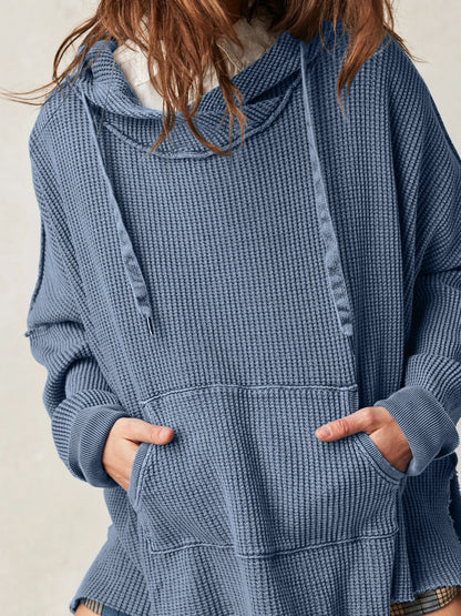 Haven Oversized Waffle Hoodie women | Elowyn