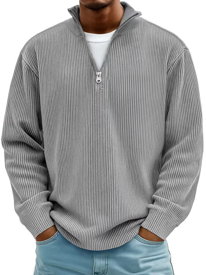 Trendy casual everyday knit pullover for men | Calixto -10