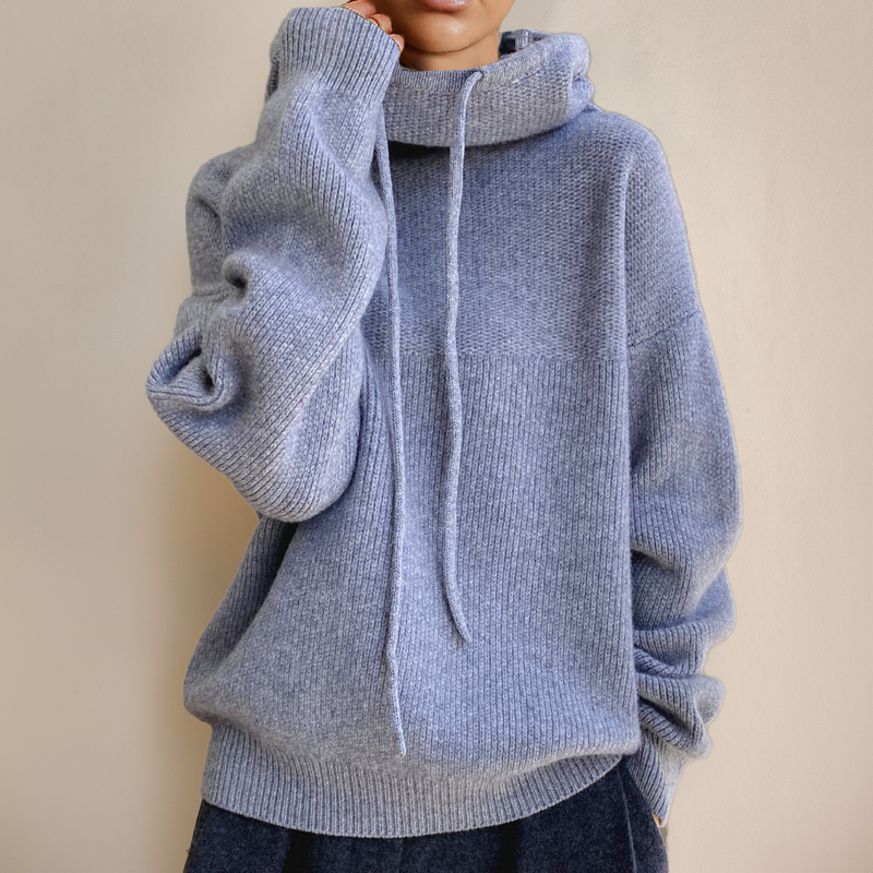 Turtleneck knit sweater for women | Ysella