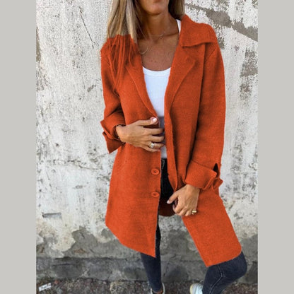 Casual long coat for women | Baylea