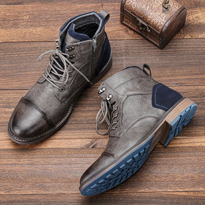 Classic brogue ankle boots for men | Maxwell