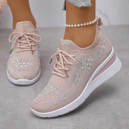 Supportive Breathable Lace-Up Sneakers for Women | Bonnie