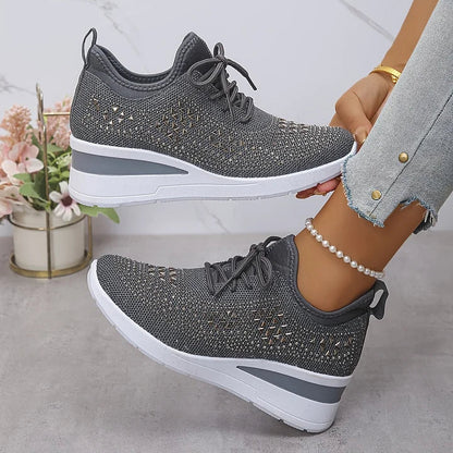 Supportive Breathable Lace-Up Sneakers for Women | Bonnie