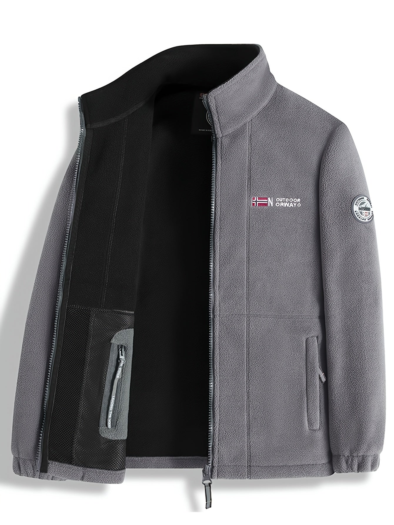 Lightweight outdoor zip jacket with high collar Stylish for Men | Julius Nord