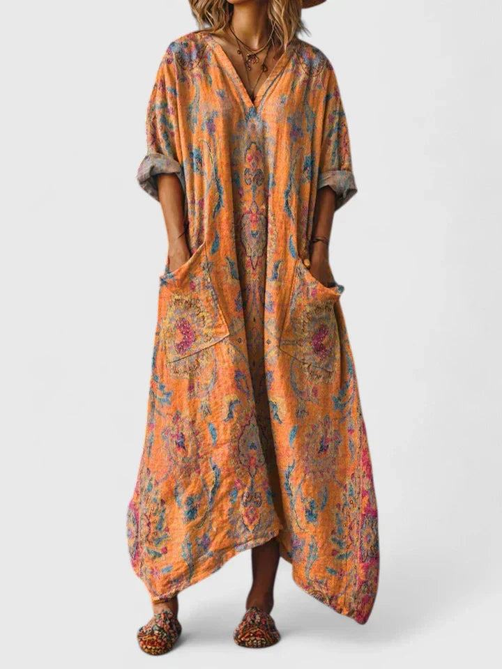 Elegant everyday relaxed dress for women | Mariana -2