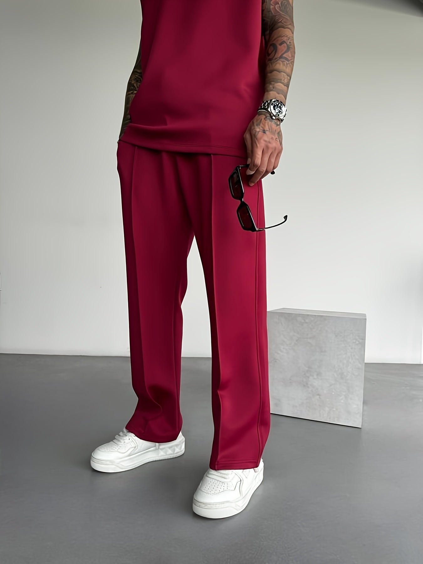 Smart pleated tailored everyday trousers for men | Ellison -14