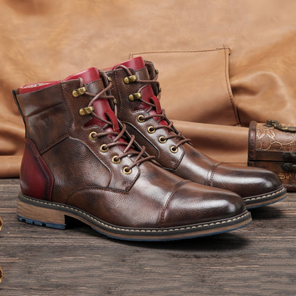 Classic brogue ankle boots for men | Maxwell