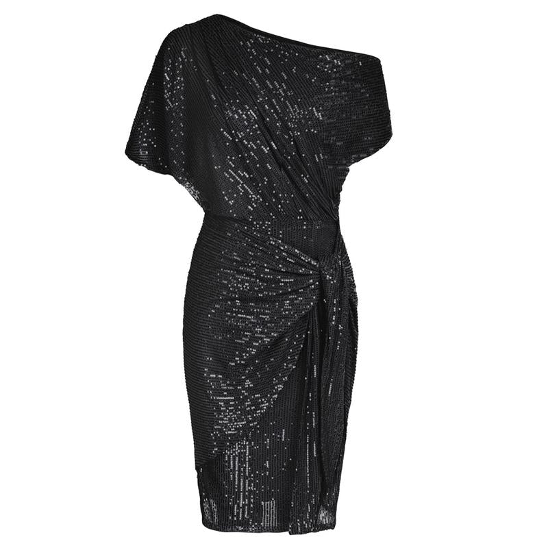 Elegant off-shoulder bodycon party dress for women | Aurevia