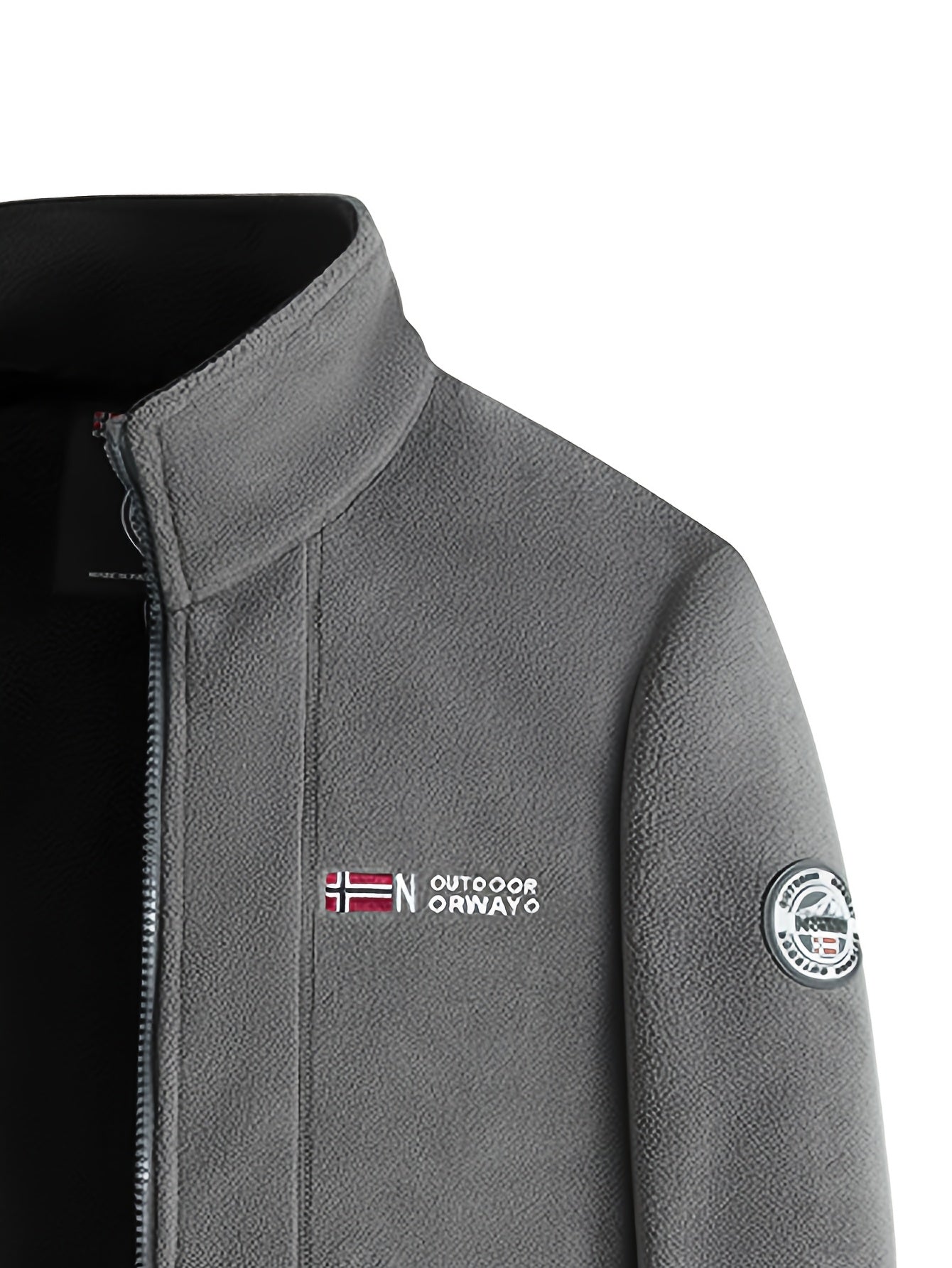Lightweight outdoor zip jacket with high collar Stylish for Men | Julius Nord
