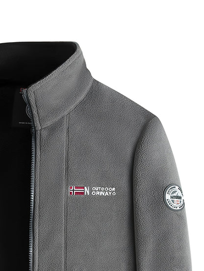 Lightweight outdoor zip jacket with high collar Stylish for Men | Julius Nord