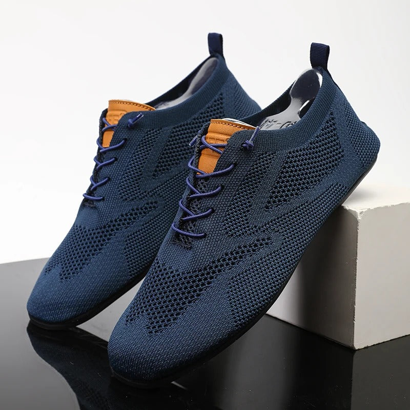 Mesh knit slip-on stretch everyday trainers for men | Airknit -12