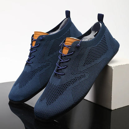 Mesh knit slip-on stretch everyday trainers for men | Airknit -12