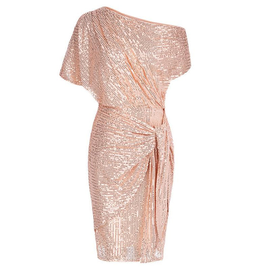 Elegant off-shoulder bodycon party dress for women | Aurevia