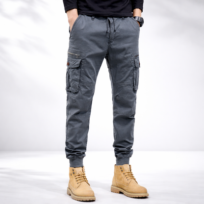 Tapered cargo jogger pants for men | Ravenhaul