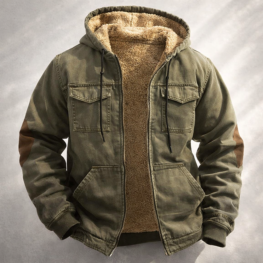 Outland Fleece Lined Hooded Jacket Men| Bravik