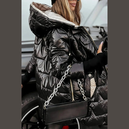Hooded padded coat for women | Nolwen