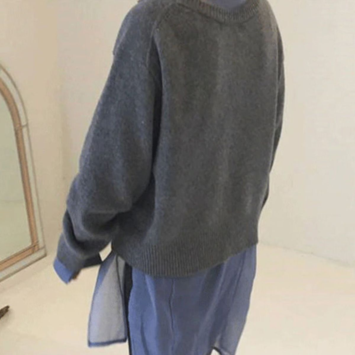 Soft knit autumn sweater with refined silhouette Cozy for Women | Lucille Élan