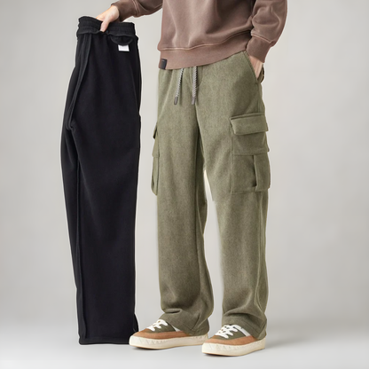 Relaxed stretch cargo sweatpants for men | Comfort Cargo -4