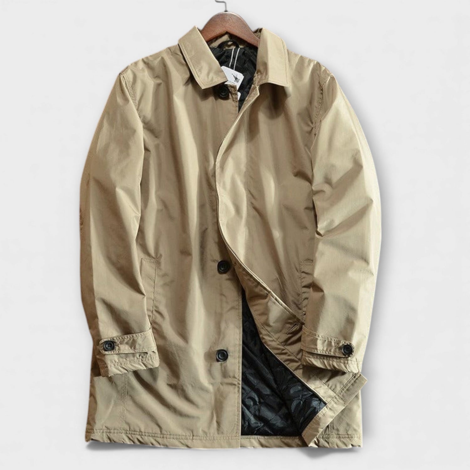 Quilted weather-ready everyday trench coat for women | Westvale -1