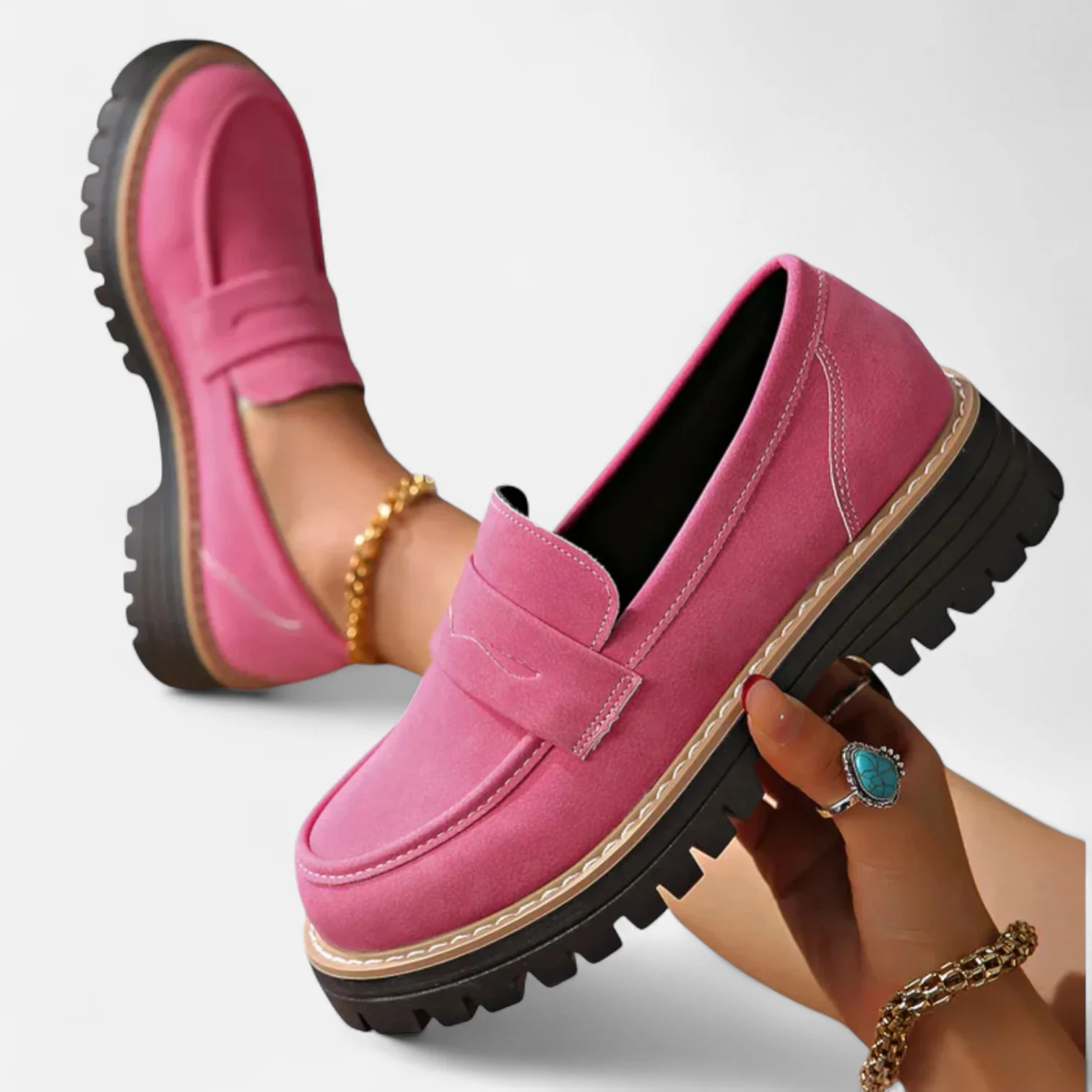 Urban slip-on timeless everyday loafers for women | Venora -2