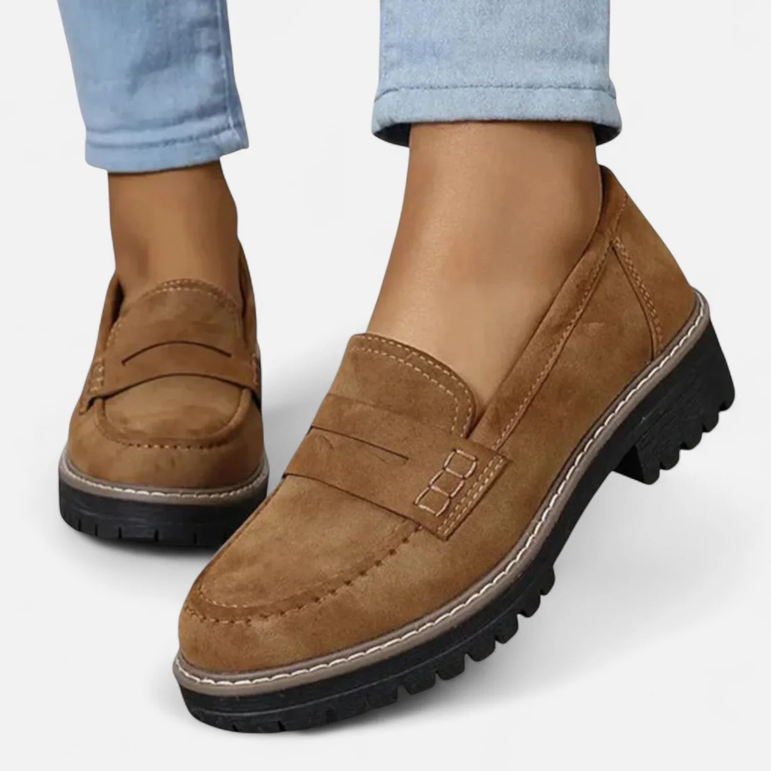 Urban slip-on timeless everyday loafers for women | Venora -4