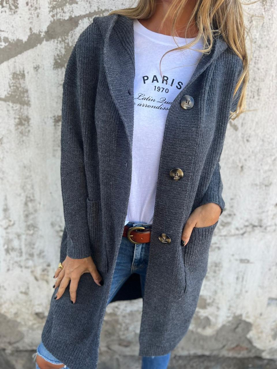 Chic long cardigan for women | Valeria