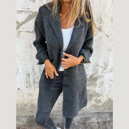 Casual long coat for women | Baylea