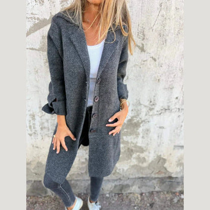 Casual long coat for women | Baylea