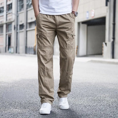 Classic relaxed cargo trousers for men | Hampton -7