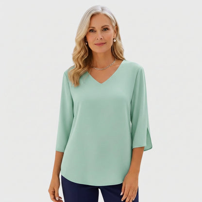 Elegant everyday casual blouse for women | Karen -4