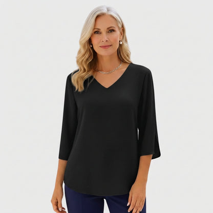 Elegant everyday casual blouse for women | Karen -3