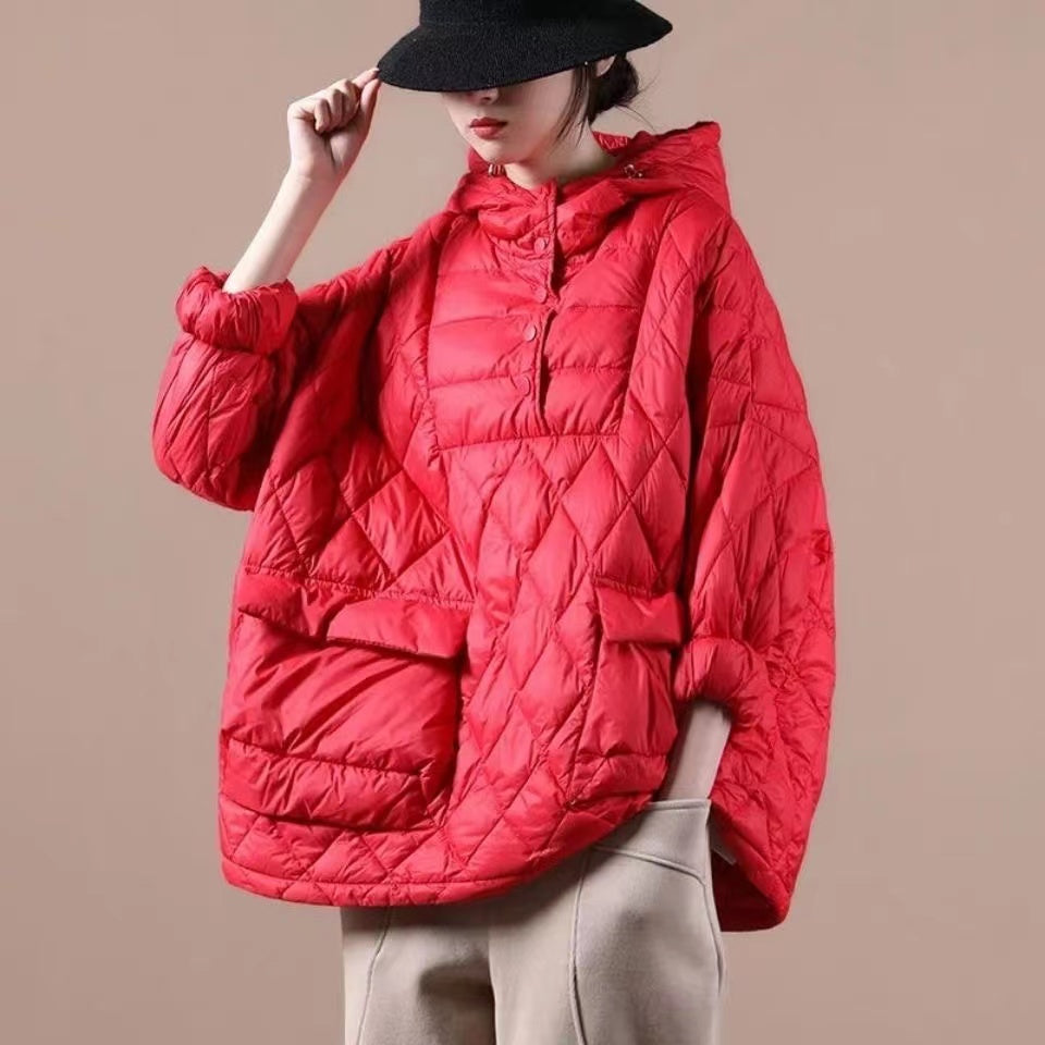Loose Fit Hooded Winter Puffer Jacket Women| Noctelle