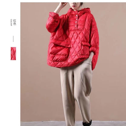 Loose Fit Hooded Winter Puffer Jacket Women| Noctelle
