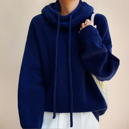 Turtleneck knit sweater for women | Ysella