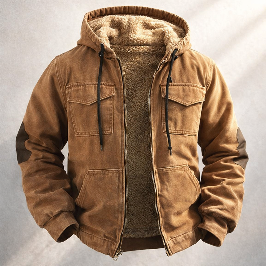 Outland Fleece Lined Hooded Jacket Men| Bravik