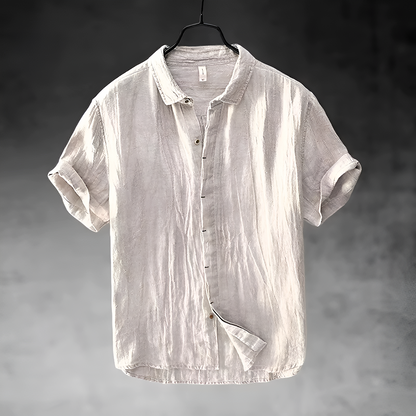 Pacific Linen Short Sleeve Shirt Men| Arvello