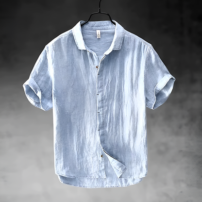 Pacific Linen Short Sleeve Shirt Men| Arvello