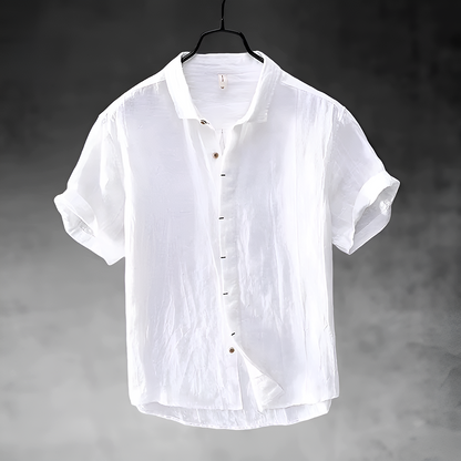 Pacific Linen Short Sleeve Shirt Men| Arvello